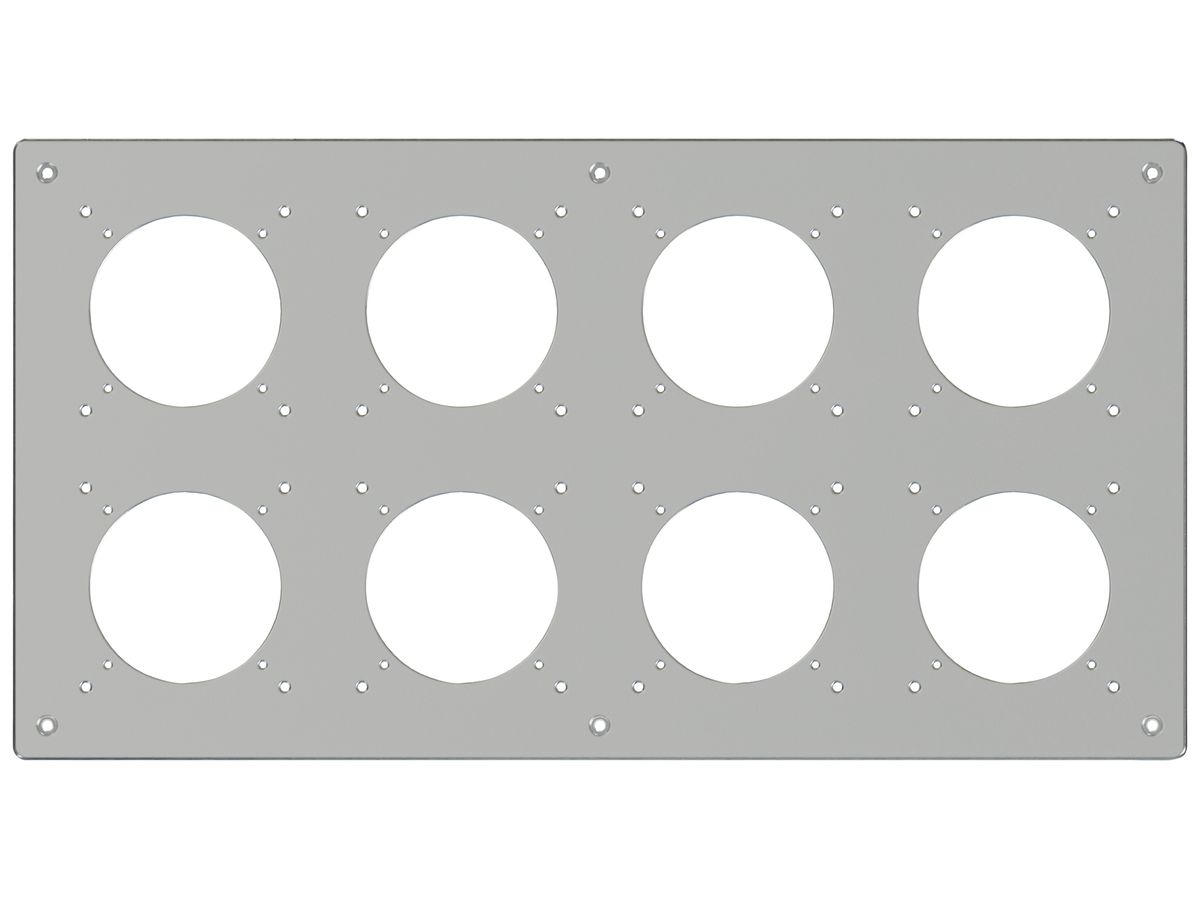 UP-Kopfzeile ELEMENT SNAPFIX® 2×4 425×225mm aluminium