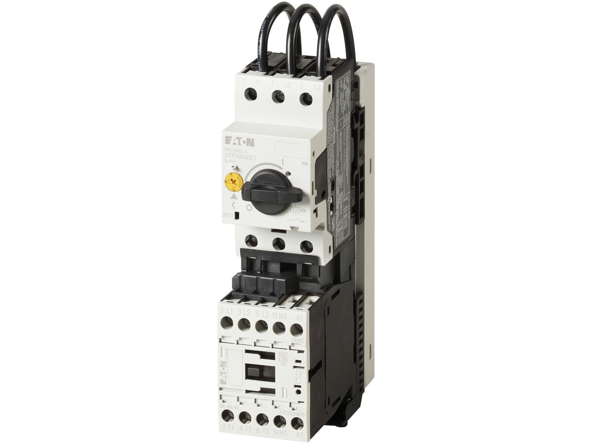 REG-Direktstarter ETN MSC-DM MSFS, 3L, 24VDC, 4kW 400V/AC3, 100kA