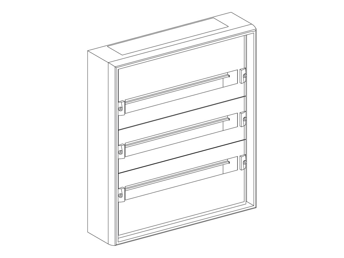 AP-Verteiler Schneider Electric Prisma Pack 3-Reihen