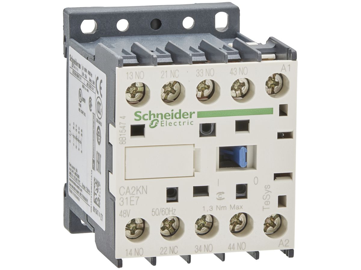 Hilfsschütz Schneider Electric CA2 48VAC 3S+1Ö