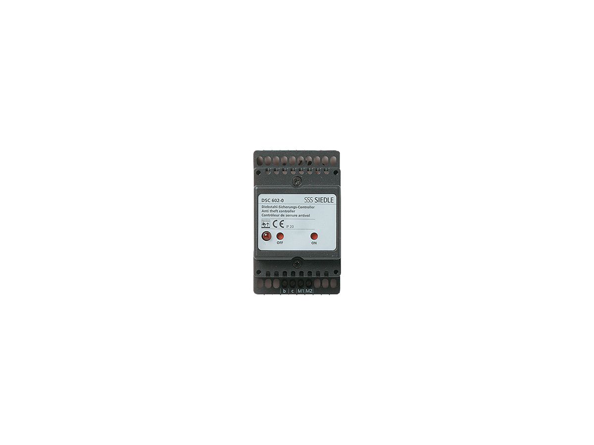 REG-Diebstahlschutz-Controller Siedle systemunabhängig 53.5×89×60mm 3TE