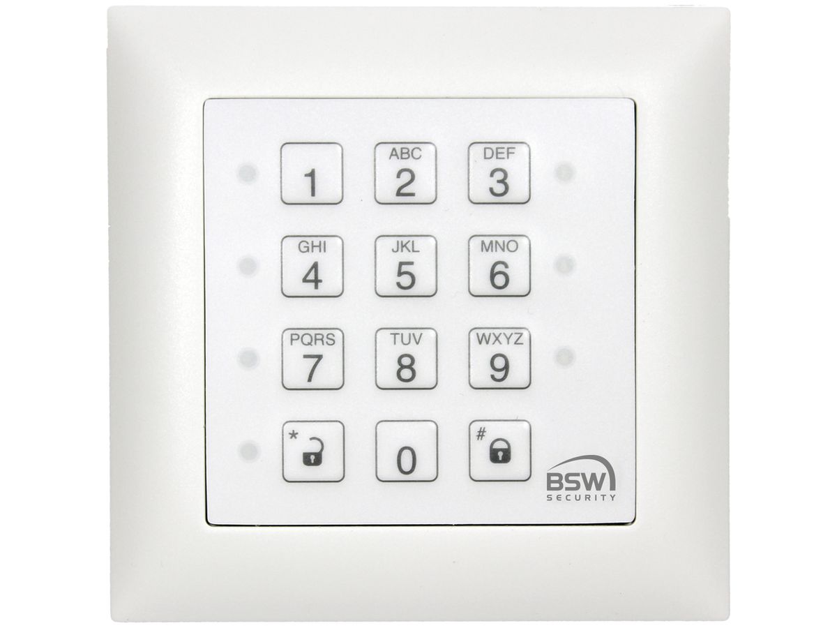 UP-Codetastatur BSW CTL11-12, proX (EM 4102/01), 1×1, weiss