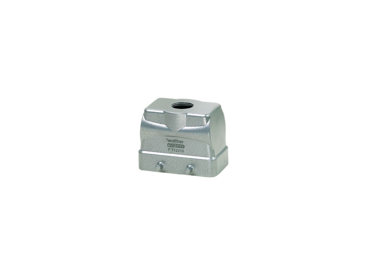 Steckergehäuse Walther PROCON P712210, Gewinde 1×M20, H=56mm, Al