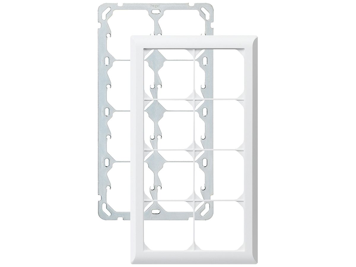 UP-Kopfzeile kallysto.line 4×2 weiss vertikal