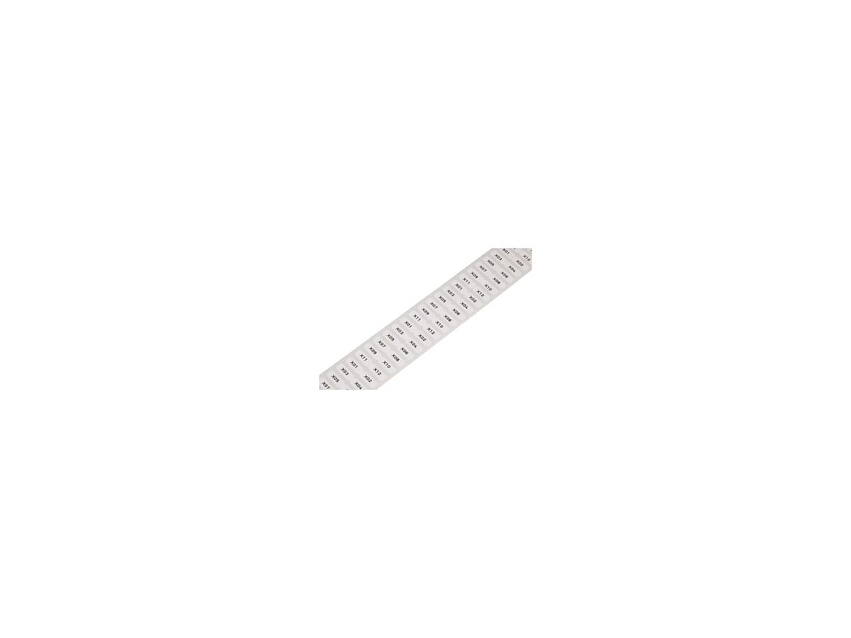 Etikettenrolle WAGO 6×15mm gelb 3000 Stk./Rolle, unbedruckt