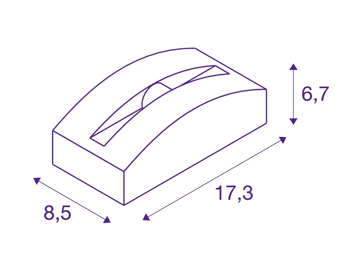 LED-Decken-/Wandleuchte SLV OUT-BEAM FRAME CW 3.5W 60lm 3000K IP55 weiss