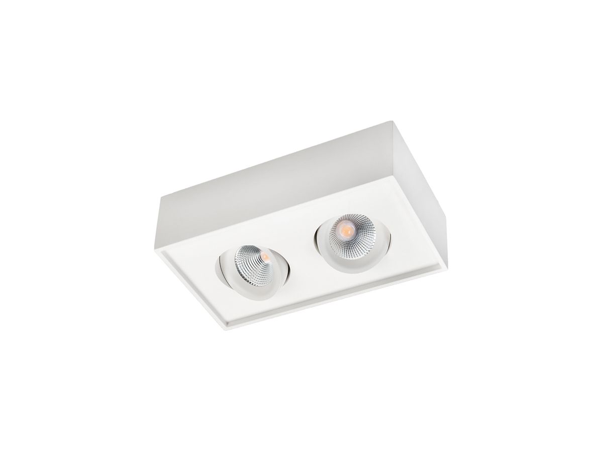 AP-LED-Downlight SG Cube 16W 1180lm 3000K WB DIM 231×132×65mm weiss