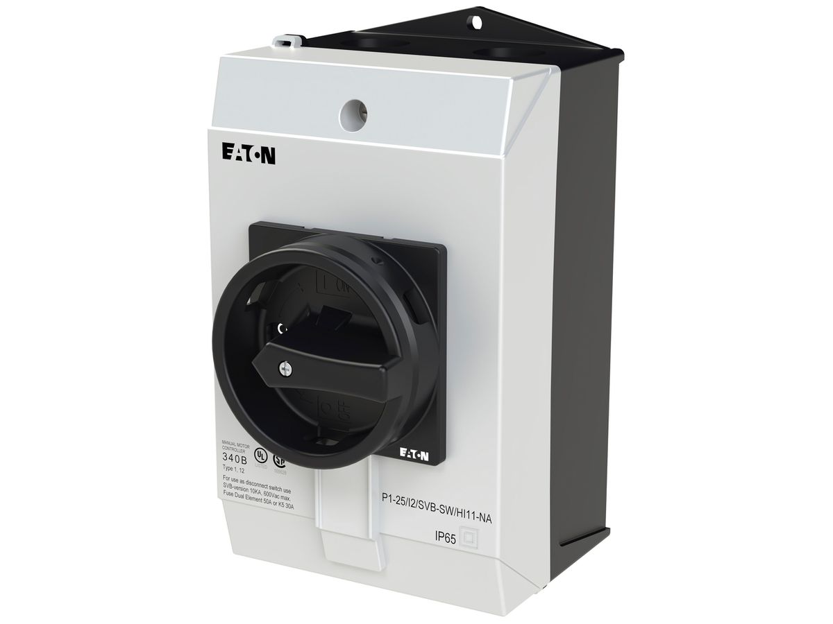 AP-Lasttrennschalter Eaton P1-25/I2/SVB-SW/HI11-NA 3P 25A 690V 1NC 1NO IP65