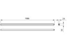 LED-Lichtleiste Ledinaire BN021C LED19S, 20W, 1900lm, 830, 1200mm, 174°