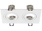 Leergehäuse SLV NEW TRIA Aluminium 170×90mm weiss 2×Spot