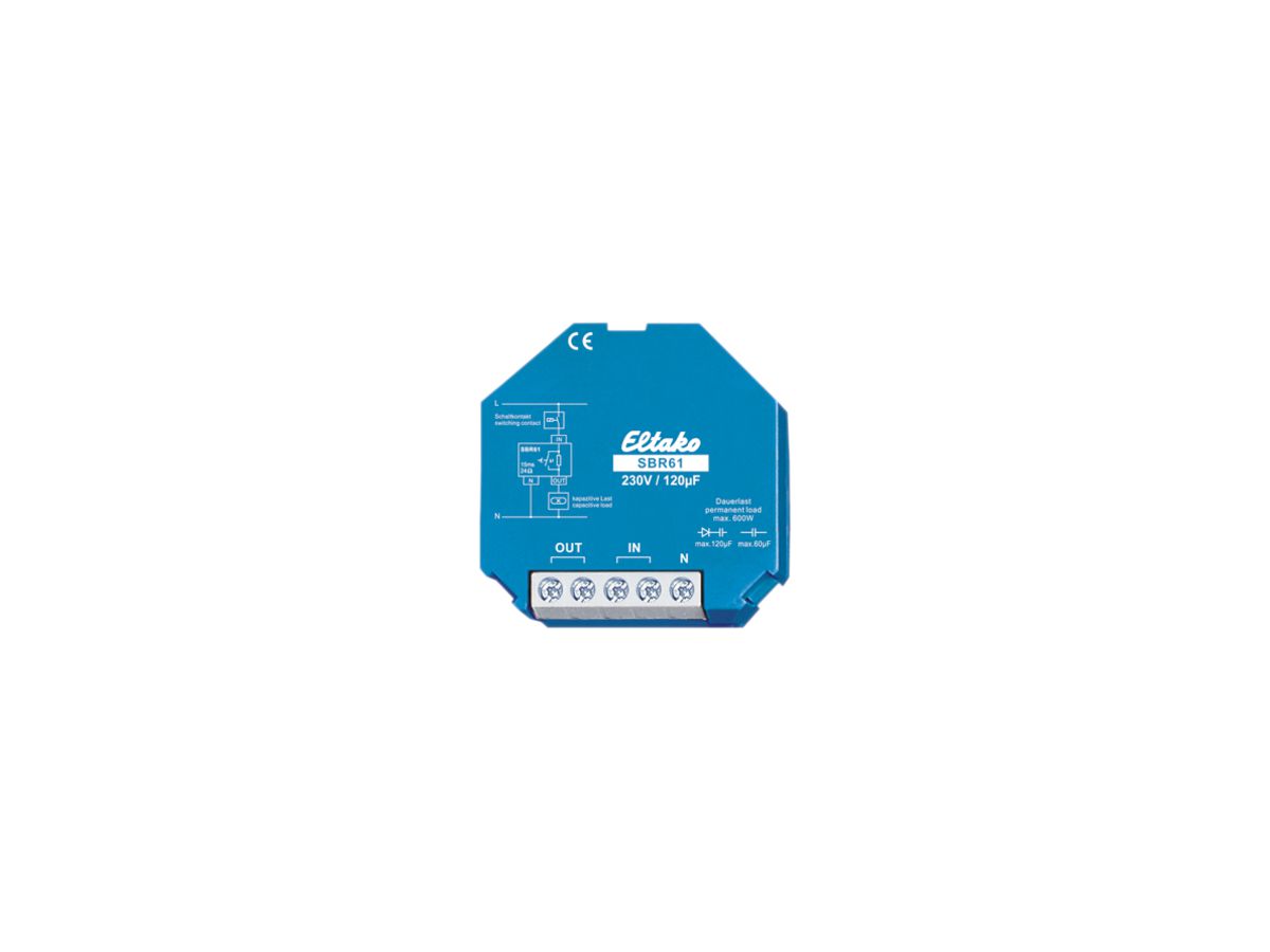 EB-Strombegrenzungsrelais Eltako 120µF, SBR61-230V