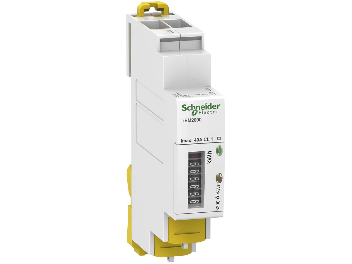 REG-Energiezähler Schneider Electric iEM2000 MID 1P+N 40A