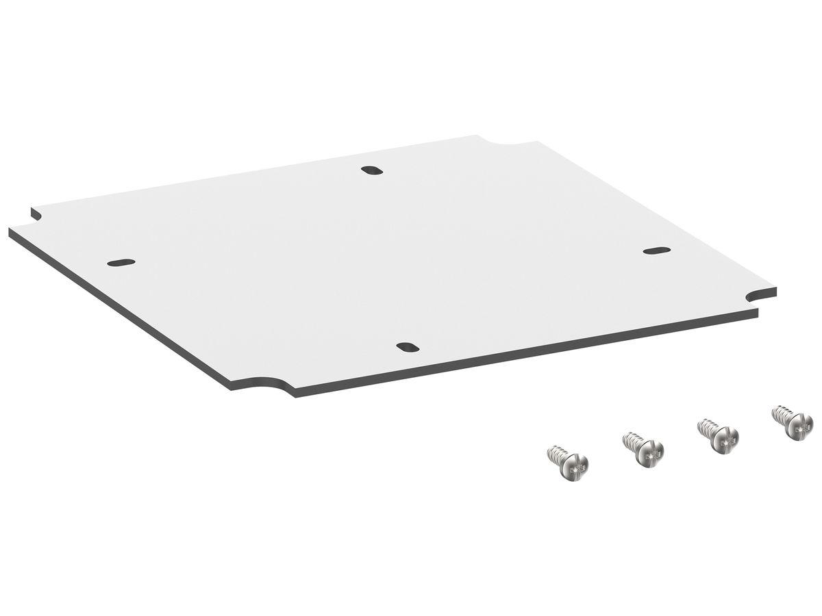 Montageplatte Spelsberg Abox MPI 160 149×149×2.5mm für Abox/Abox Pro