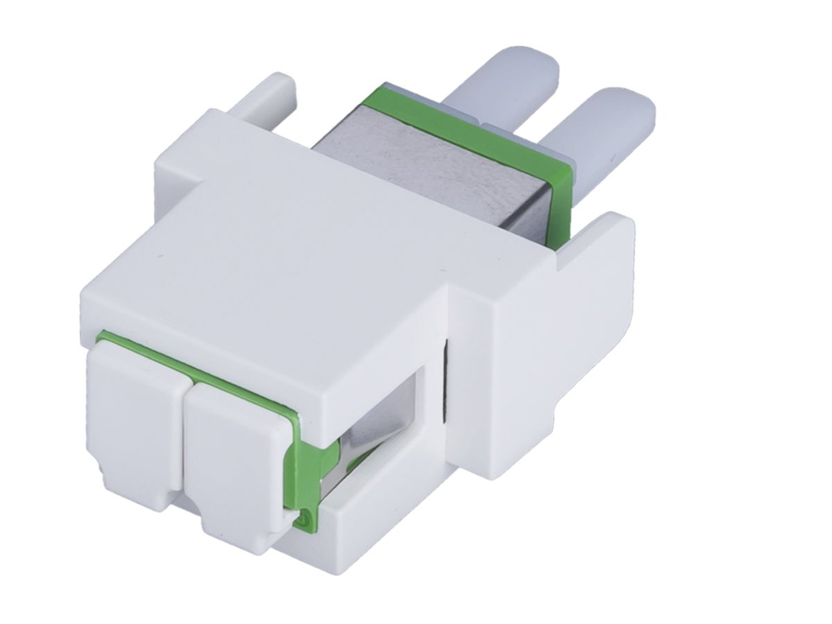 Adapter Dosen R&M Kat.5/6 LC grün für EDIZIO