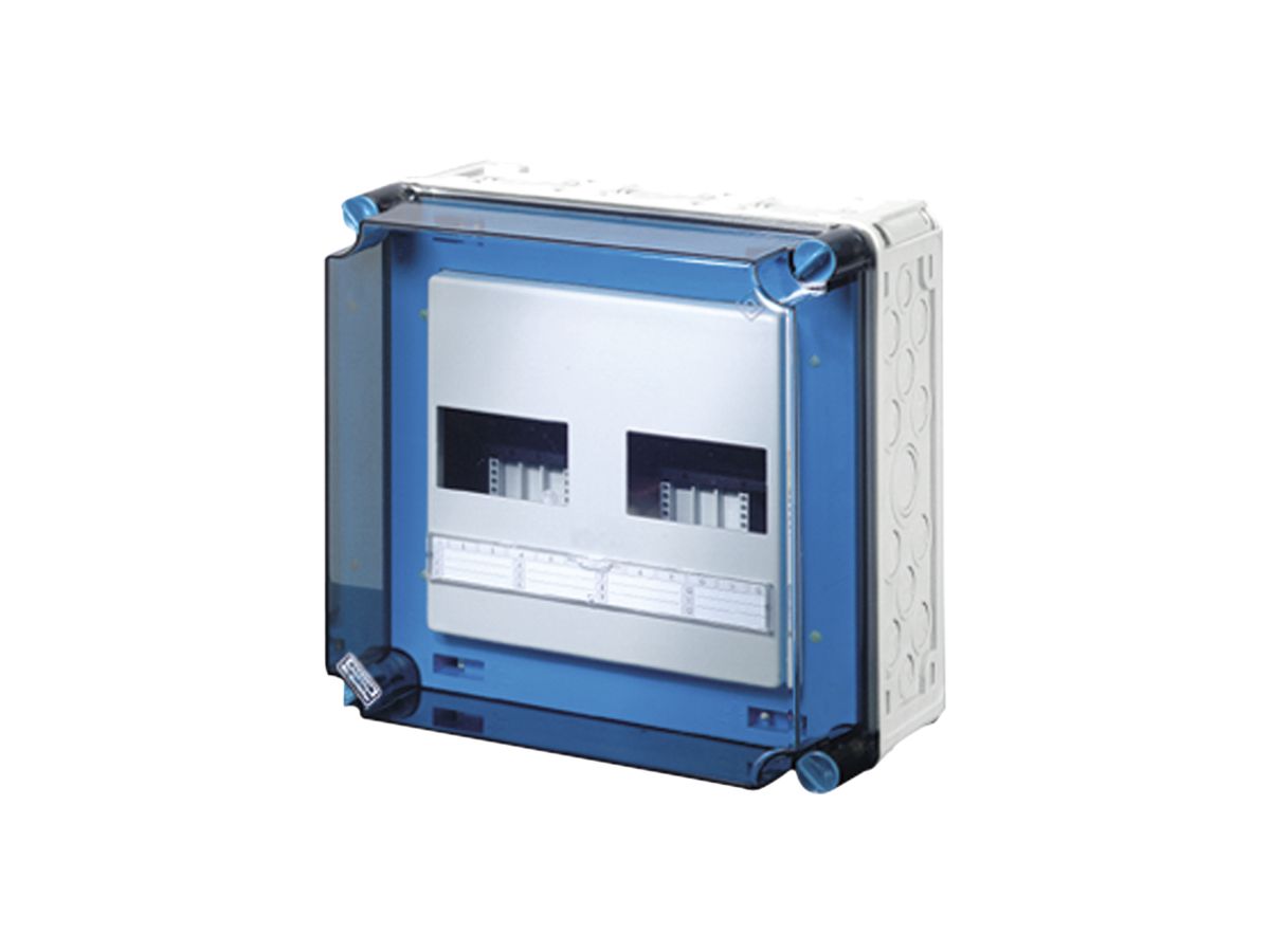Gehäuse Hensel Mi, mit 2×3P Adapter f.Hauptleitungsschutzschalter 250A, 5P