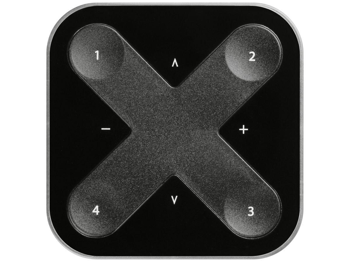 Wandsender Tridonic basicDIM RF BT/BLE 90×90×12mm schwarz