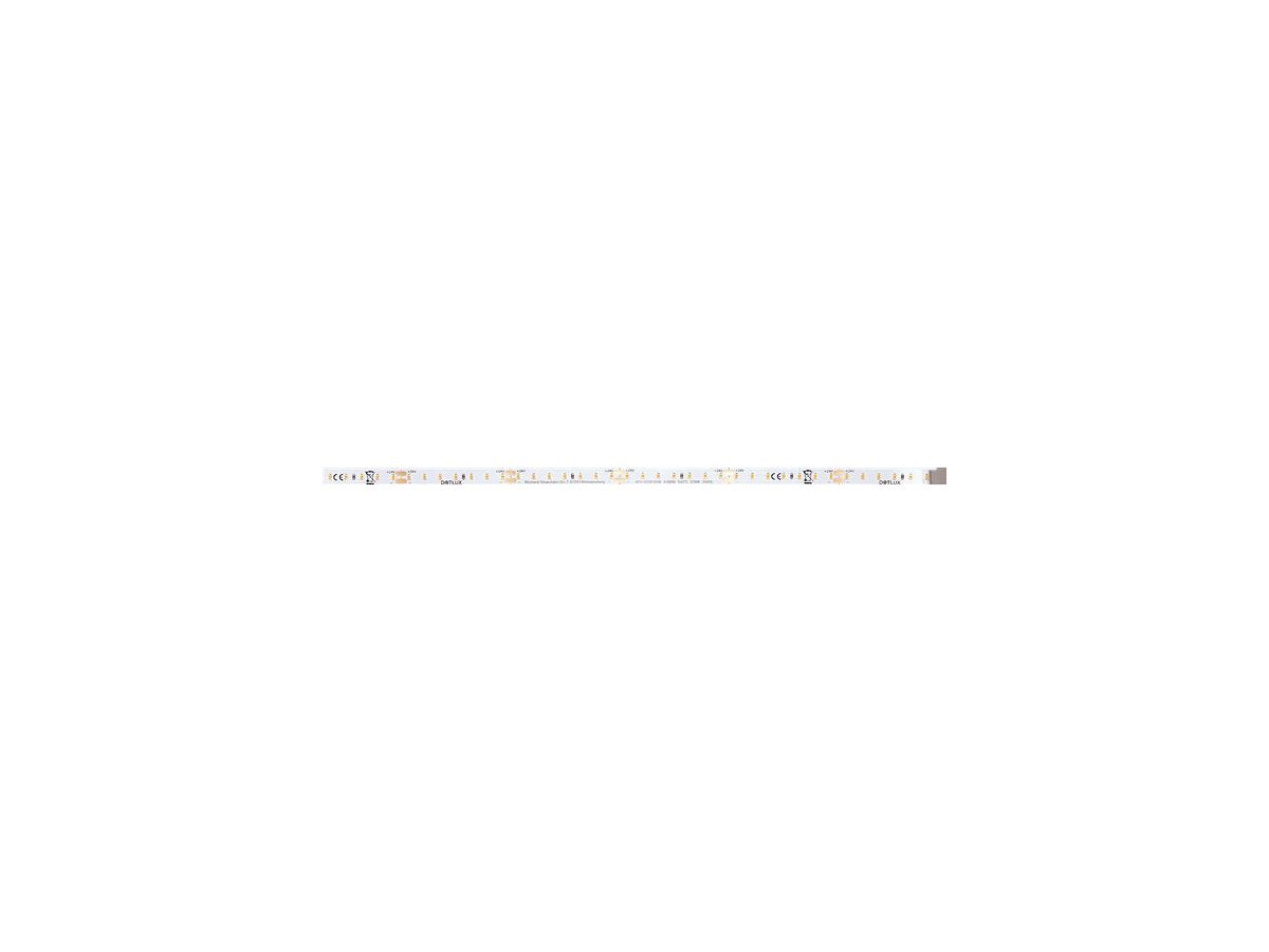 LED-Streifen DOTLUX 48W 8mm 5000K IP20 Rolle 5m Anschlusskabel einseitig 15 cm