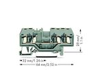 Durchgangsklemme WAGO 2.5mm² grau