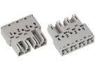 Steckerteil WAGO 4L 2×0.5…4mm² grau