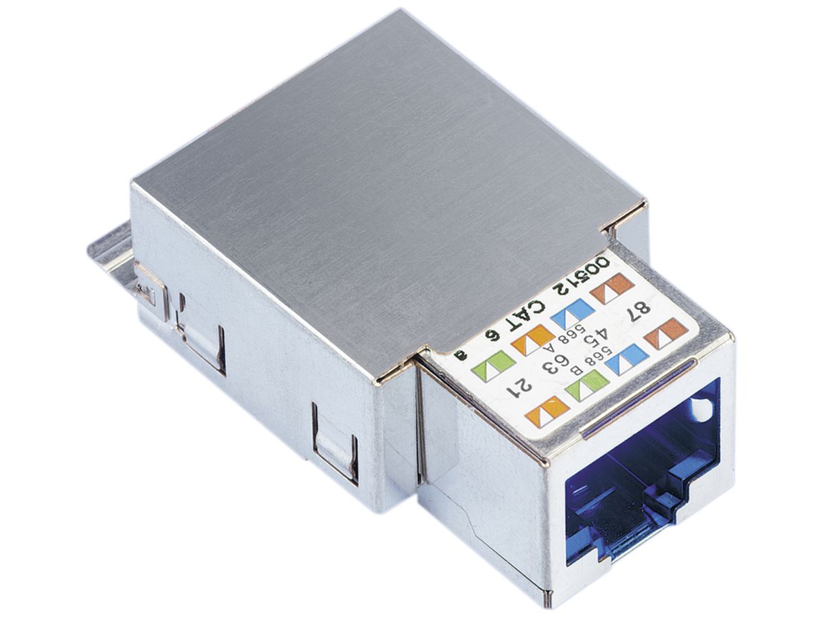 Anschlussmodul R&M freenet 1×RJ45/s Kat.6 ohne Adapterplatte