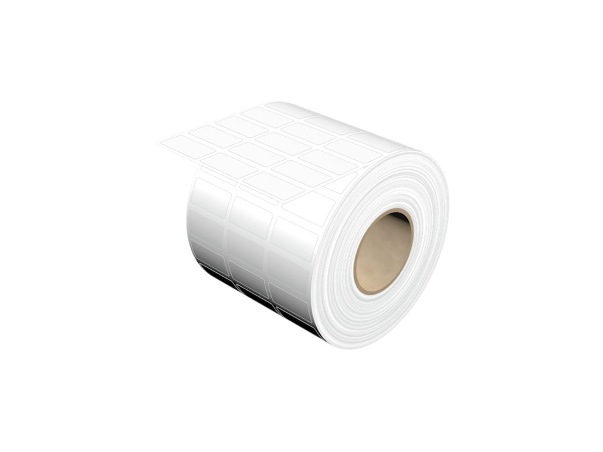 Etikette Weidmüller THM MT30X selbstklebend 25×12mm Polyester weiss