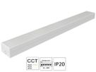 LED-Leuchte Kingston 1200mm weiss - IP20,20-40W Einstellbar,3000/4000/5000K