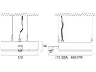 LED-Hallenstrahler Sylvania KubiXx AISLE PIR 110W 19700lm 840 IP65 DIM 412×370