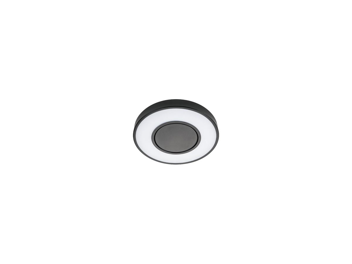 LED-Anbauleuchte SG Circulus 17W 1360lm 2700K DIM Ø360×45mm schwarz