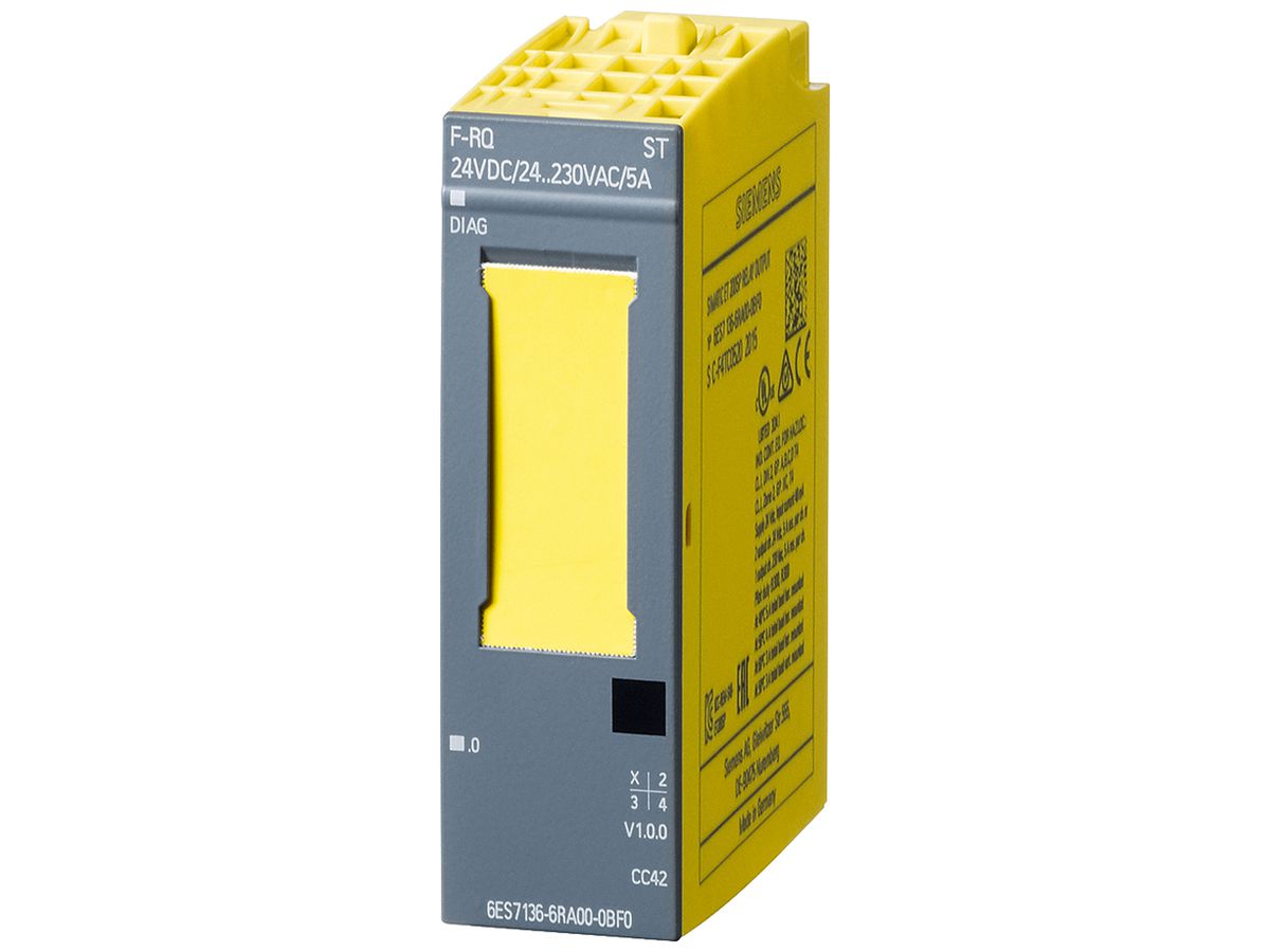 SPS-Elektronikmodul Siemens SIMATIC ET200SP F-RQ 24…48VDC/24…230VAC/5A ST F0