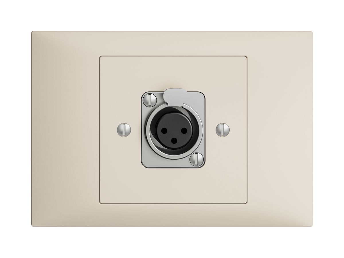 EB-Montageset EDIZIOdue BKE für XLR crema