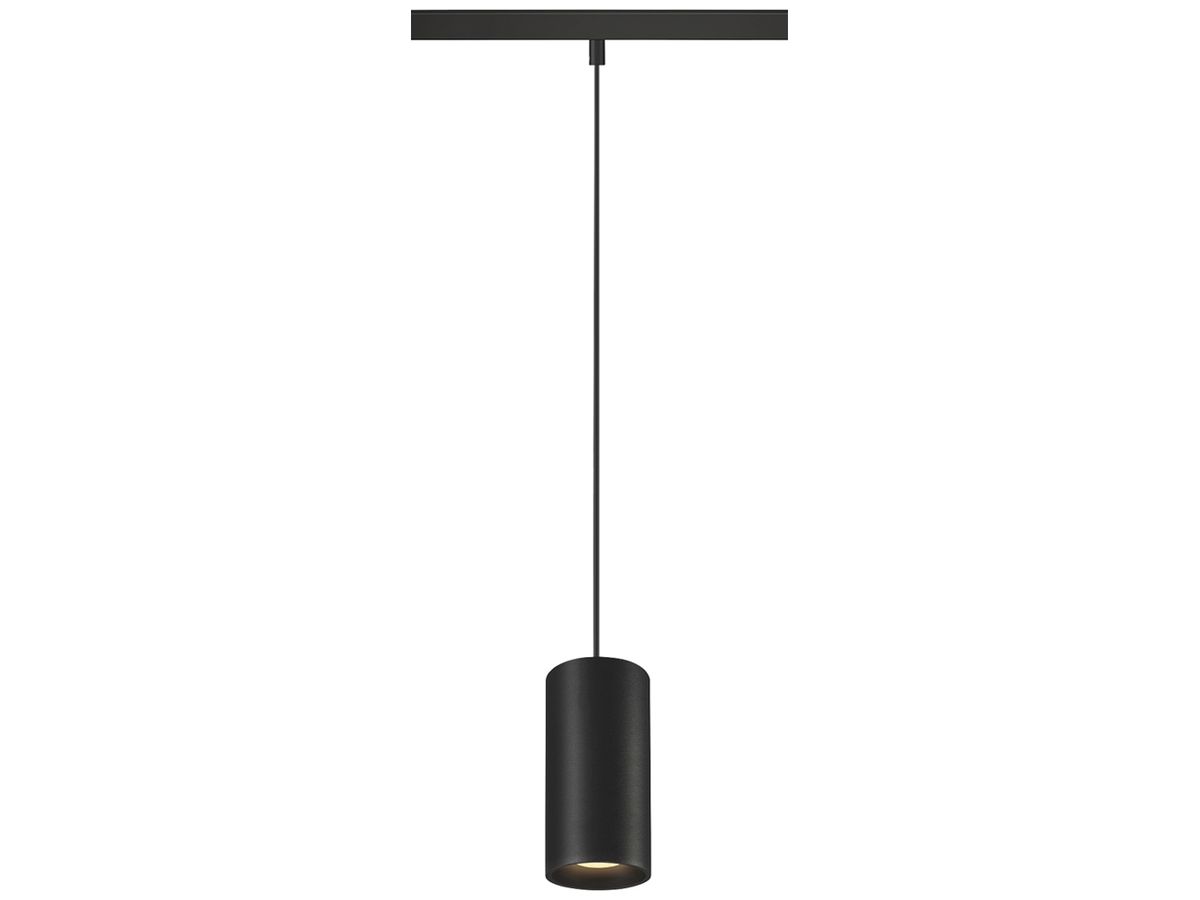 LED-Pendelleuchte SLV NUMINOS S 48V TRACK DALI 16W 1060lm 930 Ø60 sz/sz 20°
