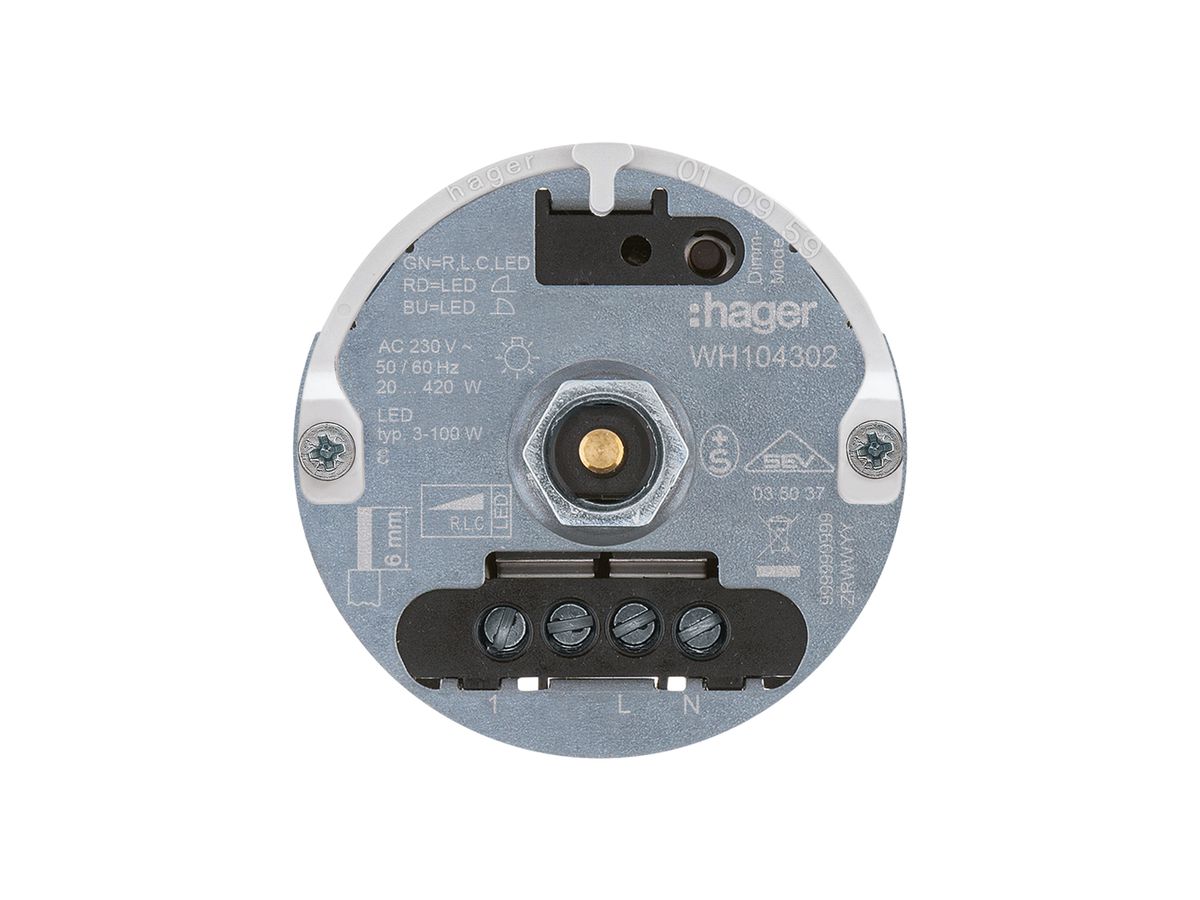 Einsatz zu Drehdimmer Universal Hager 20…400W/VA