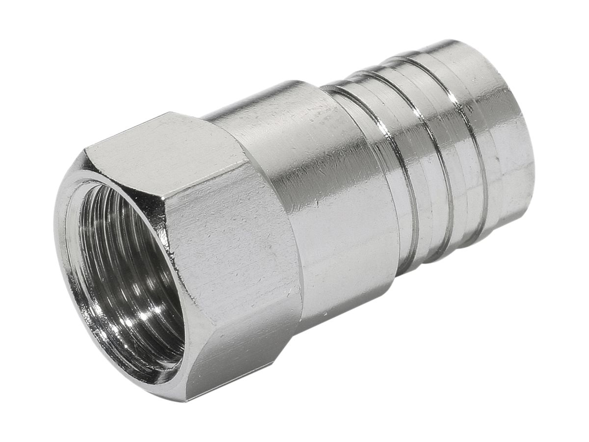 F-Stecker DV85, crimp. MK95C für Masseverbdg. konisch