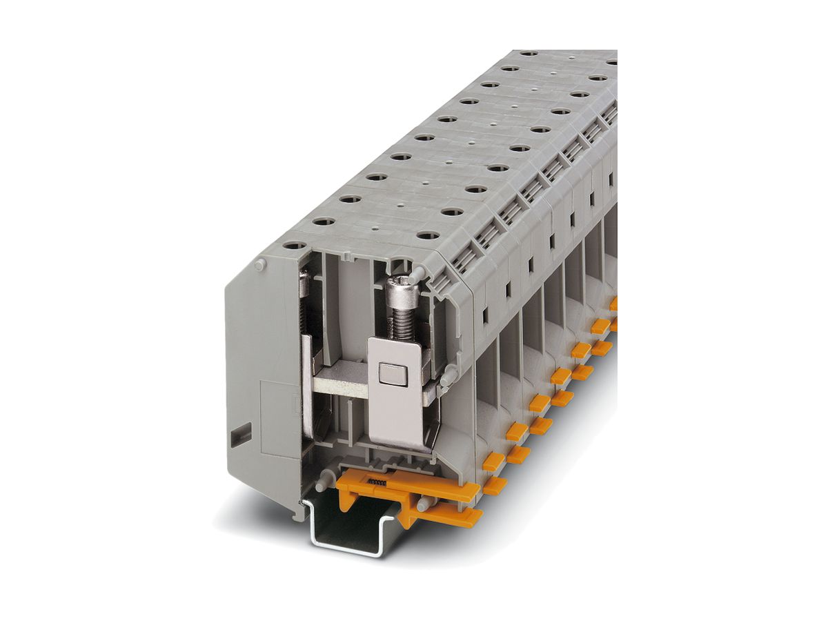 Reihenklemme 25…95mm² CLIPLINE Schraubanschluss grau