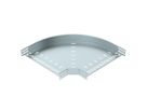 Bogen BET RB 90° 60×400mm Stahl bandverzinkt
