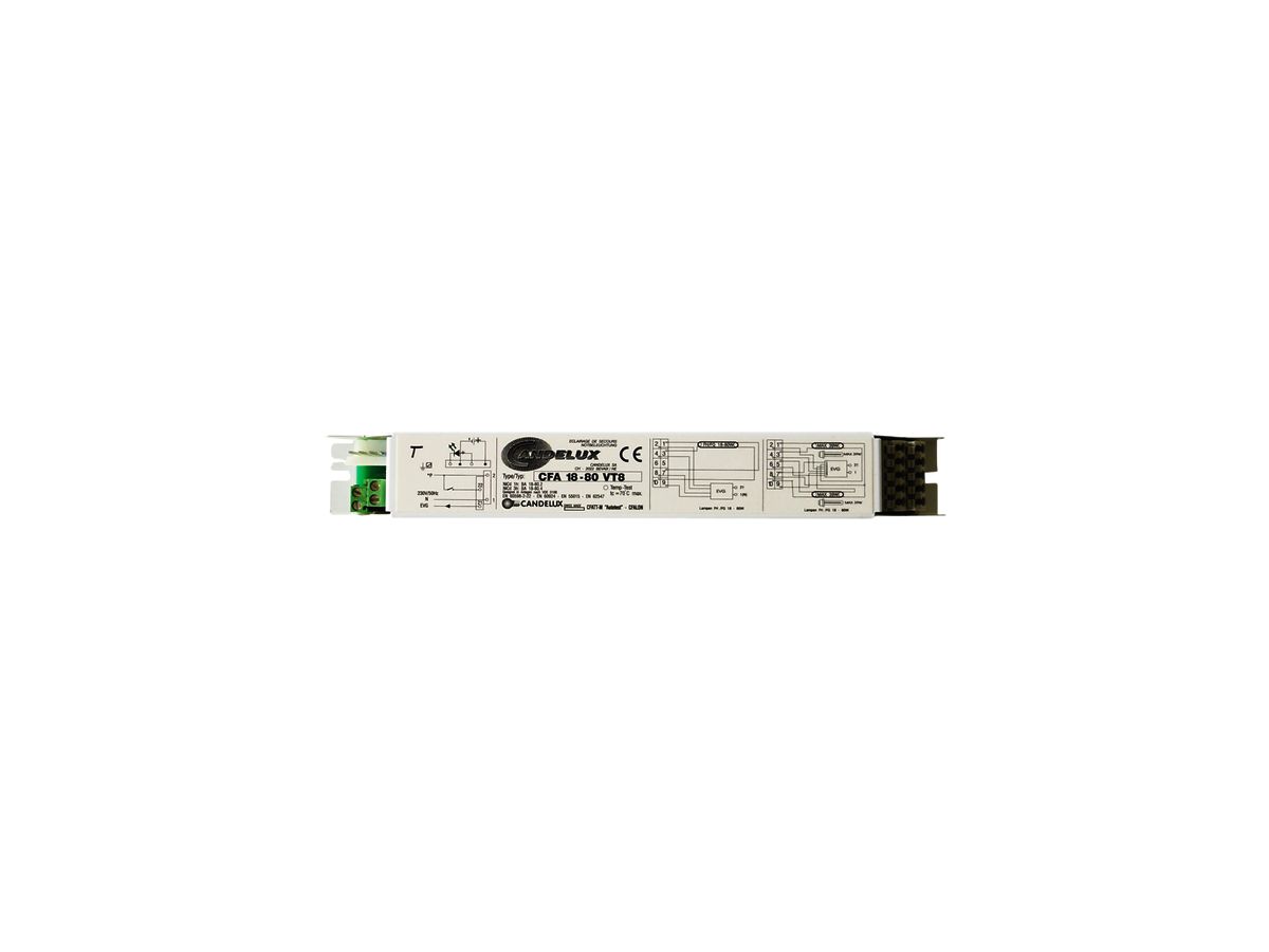 Notlichtelement für 4 Stift-FL 18…80W
