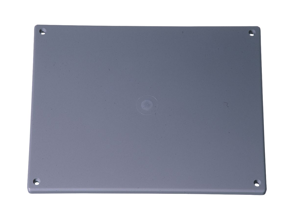 Frontplatte Georg Utz DG 9-758 200×250mm Kunststoff grau