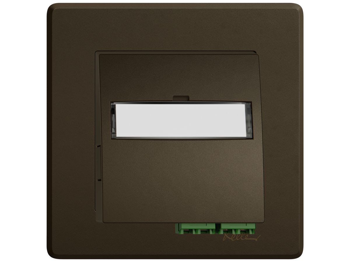 UP-FTTH-Dose EDIZIO.liv SNAPFIX® LC APC Diamond F-3000 2 mittelstücke br