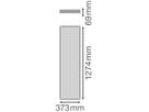 LED-Deckenleuchte LEDVANCE PL SF 38W 5000lm 3000…4000K DIM 1274×373 weiss