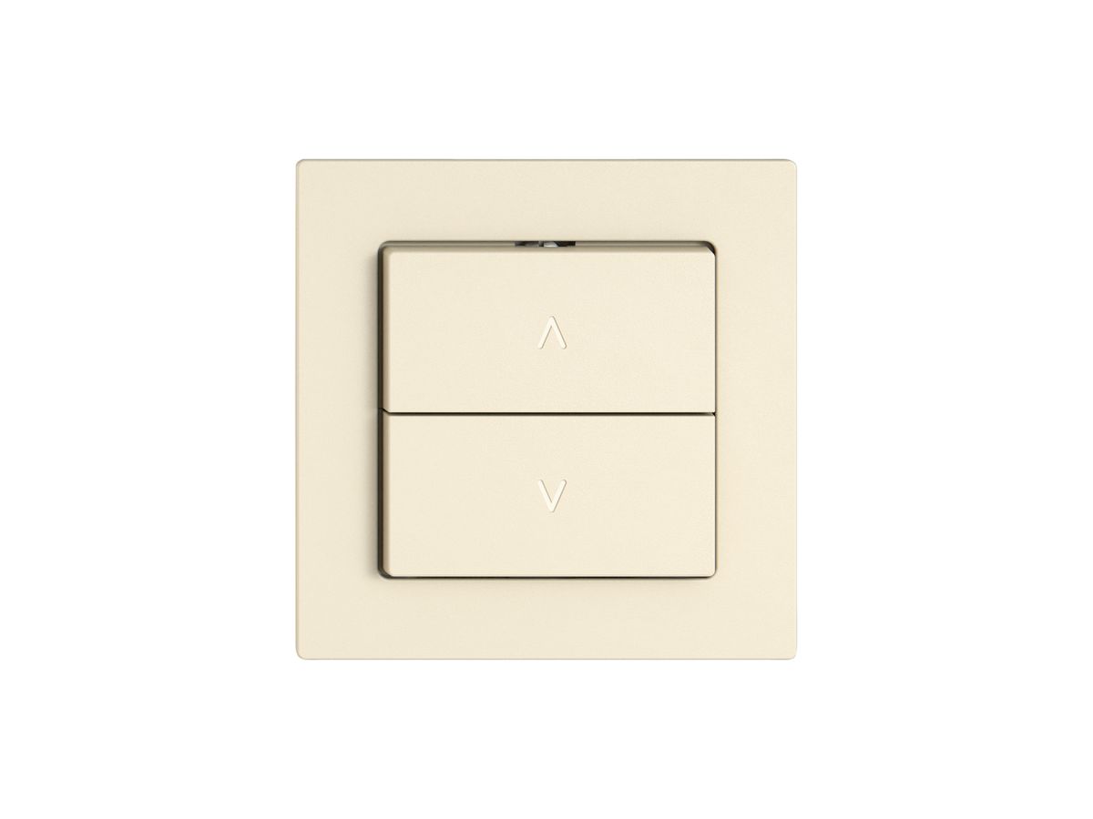 Storenschalter EDIZIO.liv SNAPFIX® 10A 250V 2 Tasten 1 Kanal cr