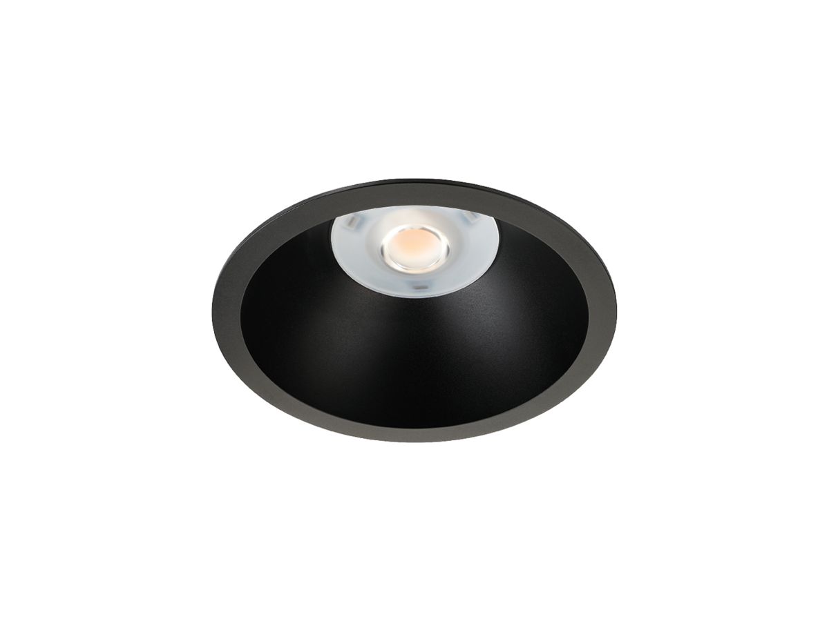 LED-Downlight SG Rax Soft 200 30W 2970lm 830 IP20/44 63° DIM Ø216mm schwarz