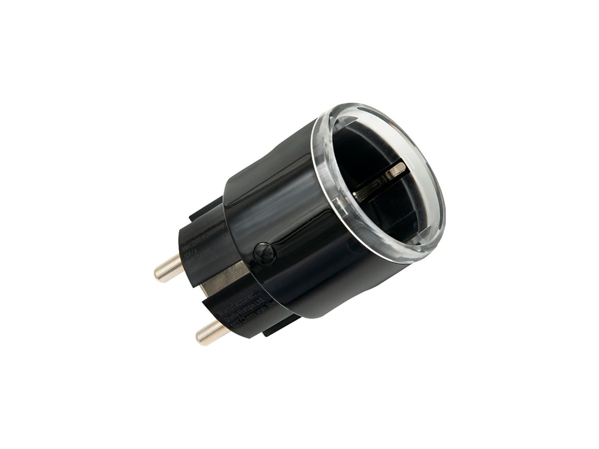 Steckdosen-Schaltaktor RF Shelly Plug S Gen3 Bt/Wi-Fi schwarz