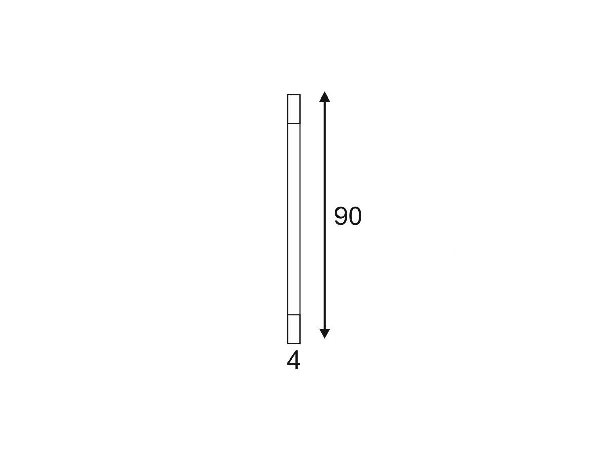 LED-Wandleuchte SLV TRUKKO, 12W 1040lm 3000K 900mm IP44 chrom