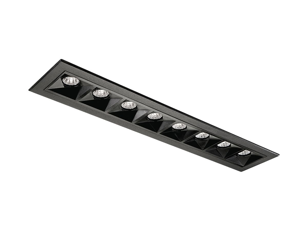 EB-LED-Deckenleuchte SG Inspire 15W 1080lm 927…965 DIM 303×62mm schwarz