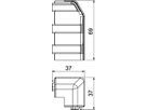 Ausseneck Bettermann SL 20×70, PVC, reinweiss, 9010