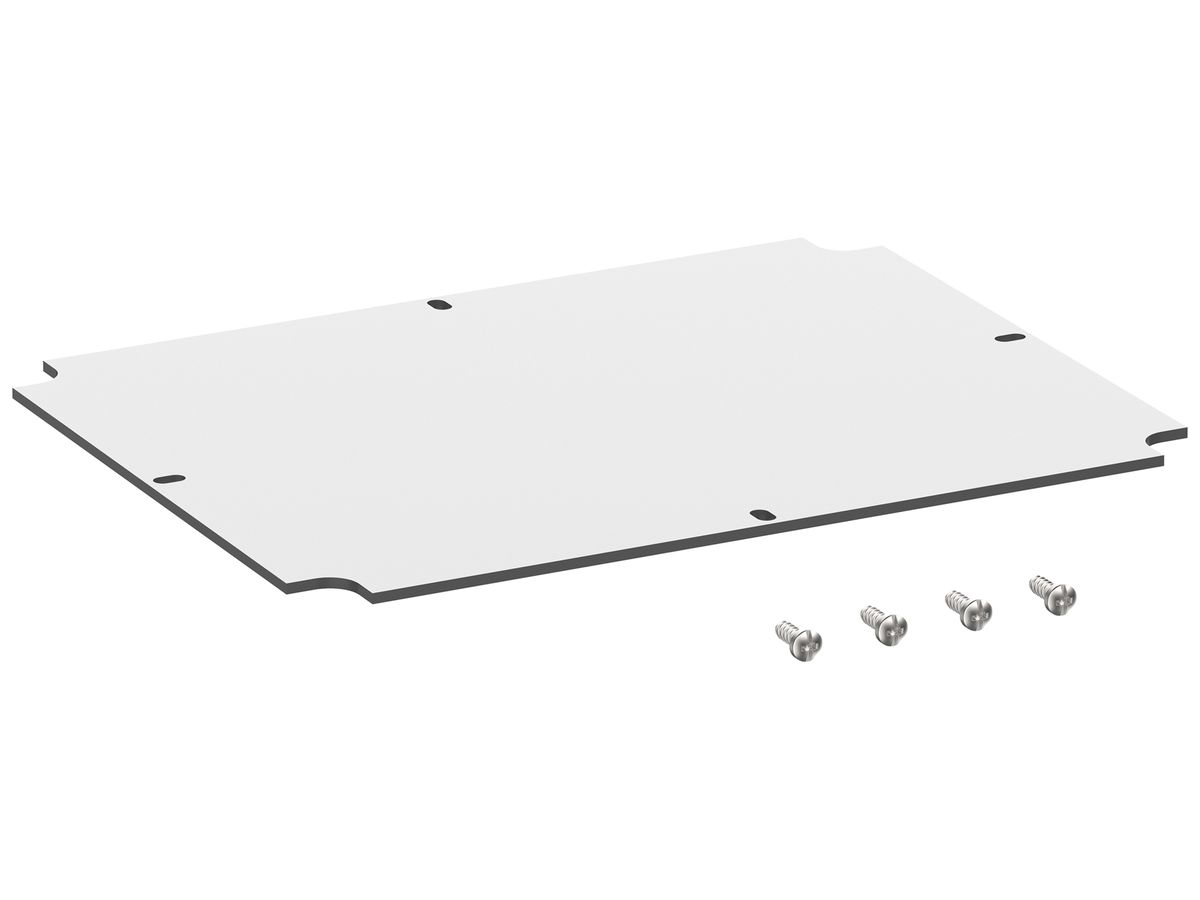 Montageplatte Spelsberg Abox MPI 250 167×217×2.5mm für Abox/Abox Pro