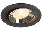 LED-Downlight SLV NUMINOS MOVE L 17W 2500lm 3000K MB DALI Ø145 sz/cr