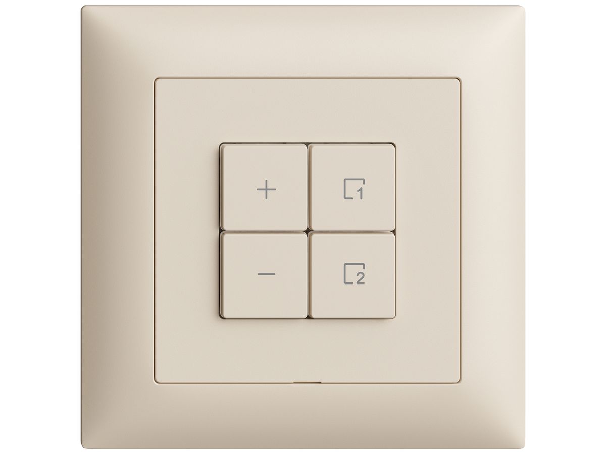 UP-Bedienaufsatz zu Dimmer EDIZIOdue Wiser 1K 4T cr