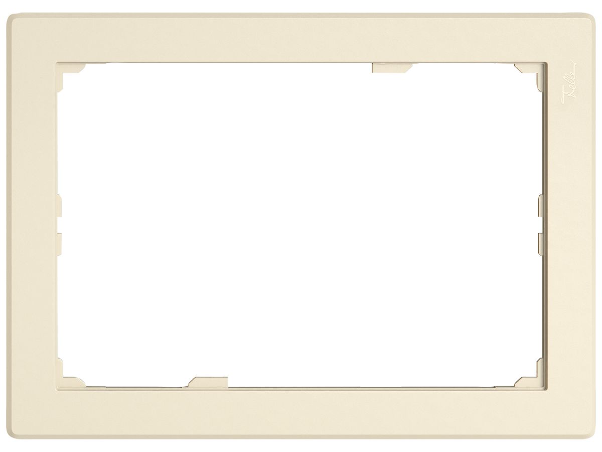 Frontplatte EDIZIO.liv SNAPFIX® für KNX-Panel 7" 120×180 mm cr