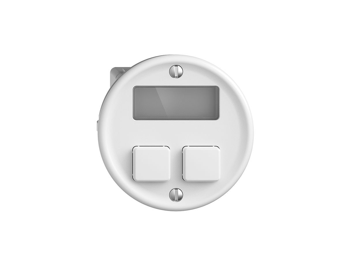 UP-Raumthermostat KNX STANDARDdue 2×mit LED RGB, weiss